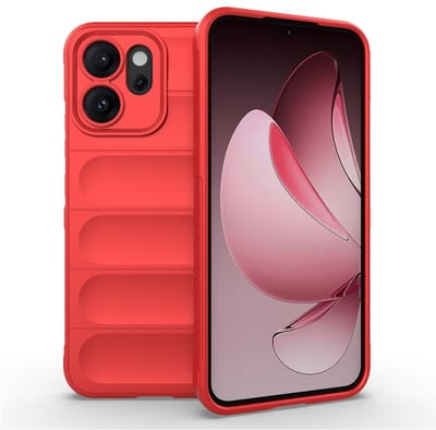 Coverup Hoesje - Geschikt voor OPPO Reno14 F / FS Hoesje - Coverup Hands-On Rugged Back Cover - Rood