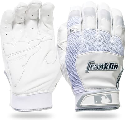 Franklin Shok Sorb X Youth S White voor Sport Honkbal/Softball