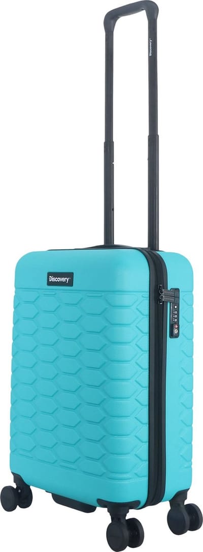 Discovery - Reptile | Handbagage / Harde Koffer / Trolley / Reiskoffer / Valies - 54.5 cm (Small) - Turkoois - Turkoois / Small