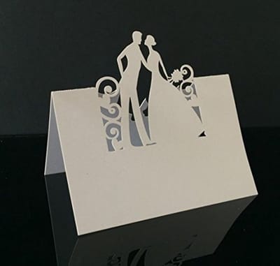 Dailygoods- Naamkaartjes 50-delig - Plaatskaarten - Tafelkaartjes - Naamkaartjes Tafelschikking - Decoratie Bruiloft - Professioneel Design