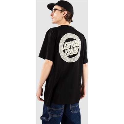 Santa Cruz Loco Dot T-Shirt zwart