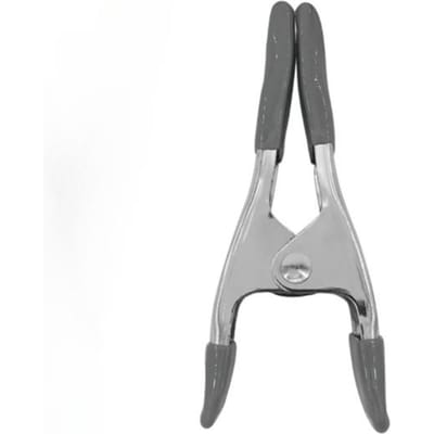 Heavy Duty Doe-het-zelf Werkklem Groot Draagbaar Huis Metaal Veer Klem Universeel 4 Inch Extra Sterkte Kamperen Max Bekopening gray