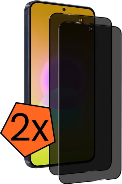 Screenprotector - 2 Stuks - Geschikt voor Samsung Galaxy A27 - Privacy Filter - Gehard Glas - Beschermglas - Tempered Glass - Screen Protector