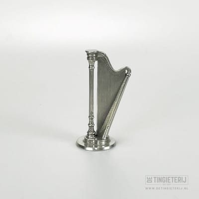 Miniatuur Harp - Jubilaris harp - Cadeau Harpenist - Geschenk harp - Muziek cadeau - Afscheid muzikant