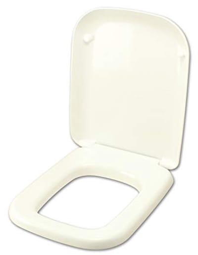 Witte WC-bril van Roestvrij Staal