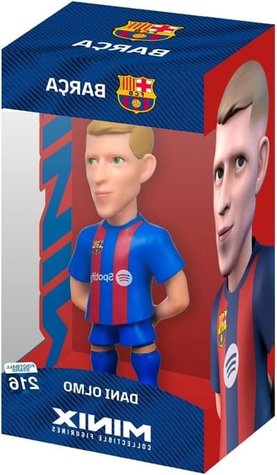 Voetbal Verzamelfiguur - FC Barcelona Figuur - Verzamelen - Officiële Licentie - 12 cm - Blauw Rood