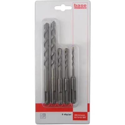Baseline Betonboor Sds Plus Set - Diam. 5/6/8/10/12mm - 5 Stuks
