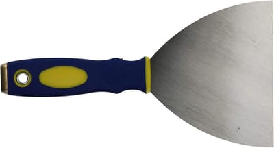 Flexibele Schraper - Verfkrabber Behangverwijderaar - Muren Egaliseren - Precisie Geslepen - 5 Inch / 125mm - Zwart