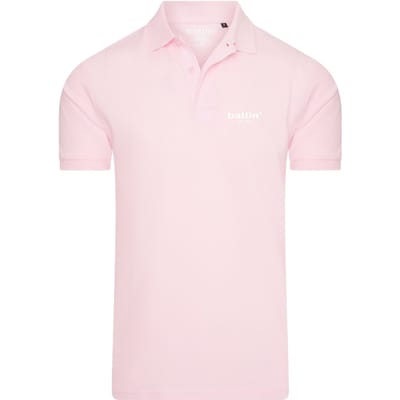 Ballin Est. 2013 - Heren Polo SS Basic Polo - Roze - Maat M