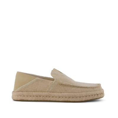 TOMS Shoes - ALONSO LOAFER ROPE - Instappers - Kleur: Wit/beige - Maat: 46