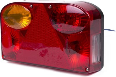 Benson Caravan achterlicht links - rood - inclusief kabel en lampjes - 220 × 140 mm