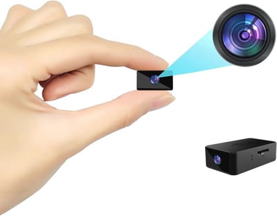 Mini camera voor babymonitoring - Draagbare 1080p beveiligingscamera voor huisdieren en binnen/buiten gebruik