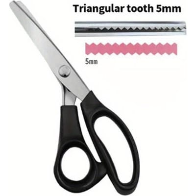 Kleermakersschaar Zigzagschaar Zigzag Naaien Knippen Gekartelde Kant Schaar Naaiaccessoires Stofschaar DIY Naaigerei white