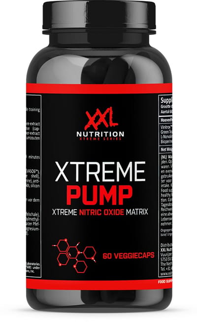 XXL Nutrition - Xtreme Pump - Vinitrox & Bioperine - 60 Veggiecaps