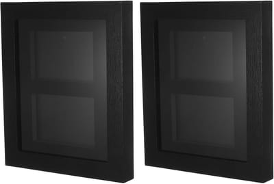 Acryl Displaydozen - Kaarthouders - Verzamelkaarten Tonen - Magnetische Sluiting - 2 Stuks - Zwart