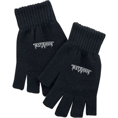 Testament Logo Unisex Vingerloze handschoenen - zwart - Standard