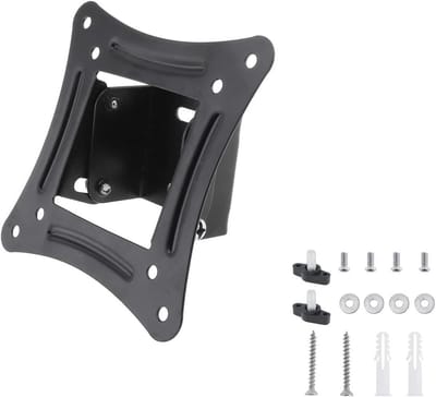 TV Muurbeugel - Vaste Steun - Ruimte Besparen - 10 Graden Kantelbaar - 14-26 Inch - Zwart