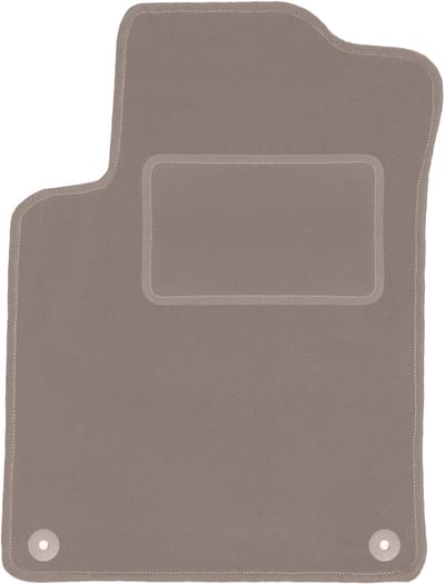 Beige bestuurdersmat voor: Citroen C3 II hatchback (2009-2016)