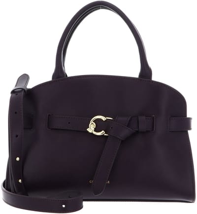 COCCINELLE Leren handtas schoudertas Sabine Handbag Prune donkerpaars