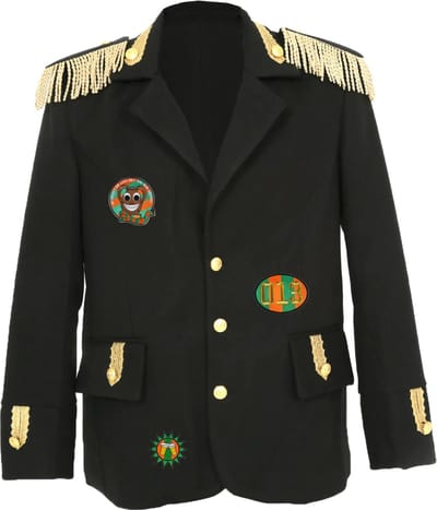Fjesta© Kruikenstad jasje met emblemen - Luxe - Heren - Maat 46 - Carnavalskleding Heren - Carnaval