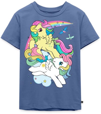 My Little Pony Retro Pony's Met Gekleurde Manen Premium T Shirt Kinderen