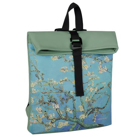 New Rebels Mart Art Los Angeles Amandelbloesem Mini 7L Rugzak Rolltop Waterafstotend