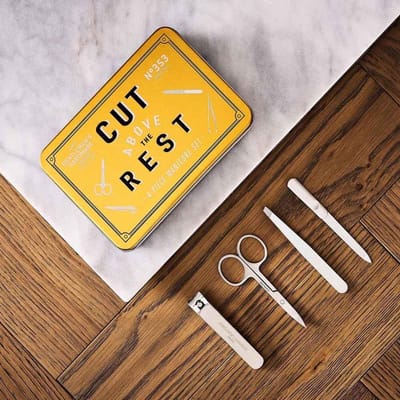 Gentlemen's Hardware Manicure Set  RVS 4-delig Geschenkblik