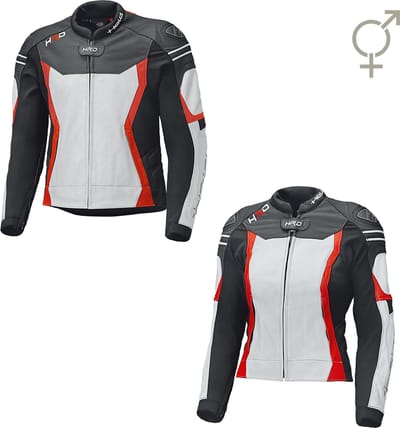 Held Street 3.0 Dames Wit Rood Leren Motorjas - Jas