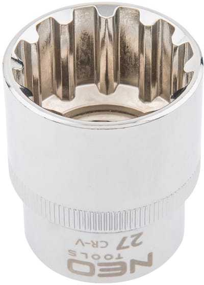 NEO Serie - Spline Dop - 27 mm - Chroom-vanadium