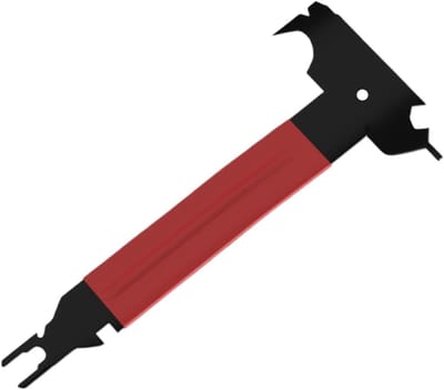 Paneel Verwijderingsgereedschap - Interieur Tool - Auto Reparatie - Stalen Handvat - 1 Stuk - Zilver