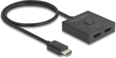 Delock HDMI Switch 2 to 1 bidirectional 8K