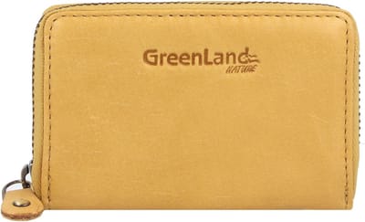 Greenland Nature Creditcardhouder RFID-bescherming Leder 10.5 cm - 8 Sleuven - safran