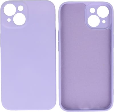 Fashion Backcover Telefoonhoesje - Color Hoesje - Geschikt voor iPhone 14 - Paars