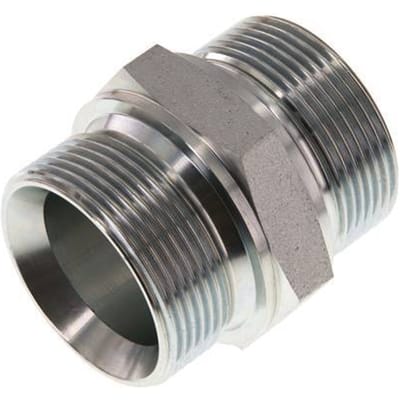 G 1 1/2'' Verzinkt Stalen Borstnippel 315 Bar - Hydrauliek - FL2S-M-EZ-112G-I