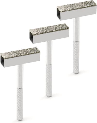 3 Stuks Slijpsteen Dresser, Diamant Slijpsteen voor Het Slijpen en Ontbramen van Schijven, 45 x 10 mm Kop