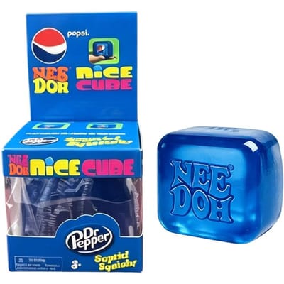 Schylling Nee Doh Nice Cube Soda Kleur Needoh Zacht Knijpspeelgoed Stressverlichting Verrassingscadeau Met Kleurdoos