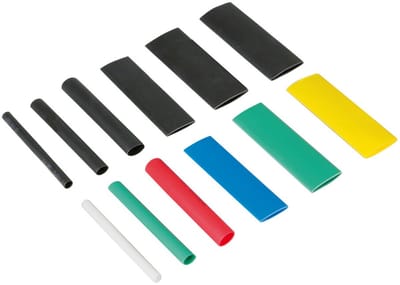 Lampa Krimpkous Assortiment 180-delig 45 mm Diverse Kleuren Warmtekrimpkous Set voor Kabelisolatie en Elektrische Verbindingen
