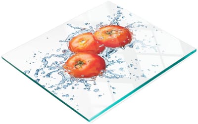 Multifunctionele decoratieve snijplank voor in de keuken, watergehard, tomatenkleur, 60x52 cm
