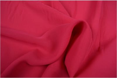 50 meter chiffon stof - Fuchsia - Voile - Vitrage - 150cm breed