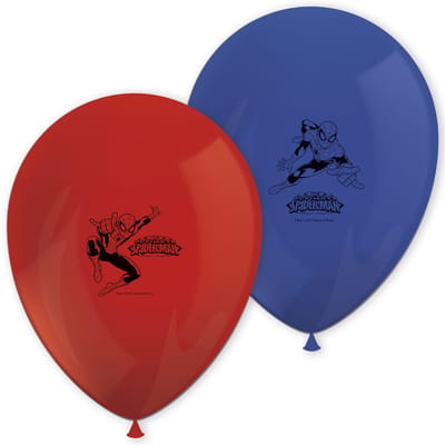 PROCOS - 8 Spiderman ballonnen - Decoratie > Ballonnen