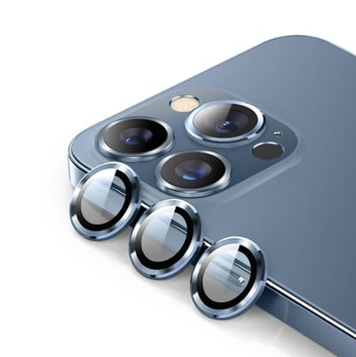 Solidenz Camera Lens Protector - Geschikt voor Apple iPhone 13 Pro / 13 Pro Max - Blauw