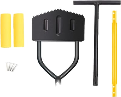 Tuin Randsnijder - Gazonrand trimmer - Gazonranden Vormgeven - Gekarteld Zaagontwerp - 106 cm - Staal