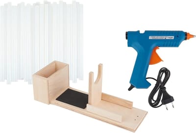Lijmpistool Set - Hobby Lijmpistool - Materiaal Verlijmen - Inclusief 1kg Lijm - 11mm Stokken - Blauw