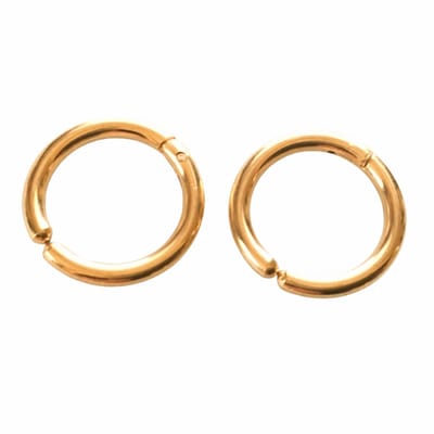 Klem Oorringen-Goudkleurig 20 mm- geen gaatje- Charme Bijoux