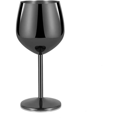 500ML Roestvrijstalen Kelk Rode Wijn Cocktailglas Onbreekbaar Metaal Lang Champagneglas Bar KTV Europese Stijl Kelkglas