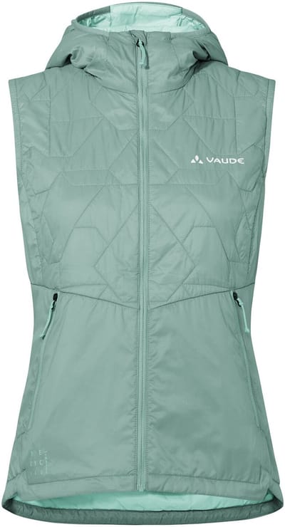 VAUDE Freney Vest V, functioneel vest, dames outdoor sportvest, met capuchon, slim fit