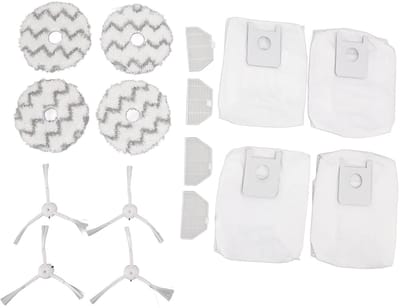 Dailygoods- Stofzak - Robotstofzuigeraccessoires - EVA SDJ06RM - Filter voor stof en allergenen - Eenvoudig te installeren - Onderdeel van onderhoud - Stofzuigeraccessoires
