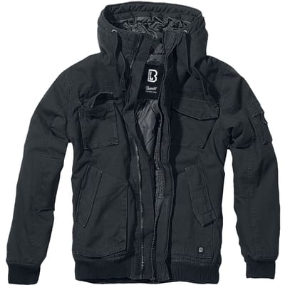 Brandit Winterjas - Bronx - S tot XL - voor Mannen - zwart
