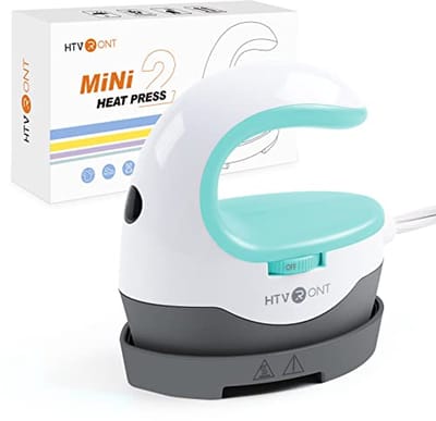 Mini Warmte Persmachine voor T-shirts en Hoeden - Draagbare Ijzer Pers voor Verwarming Transfer Projecten