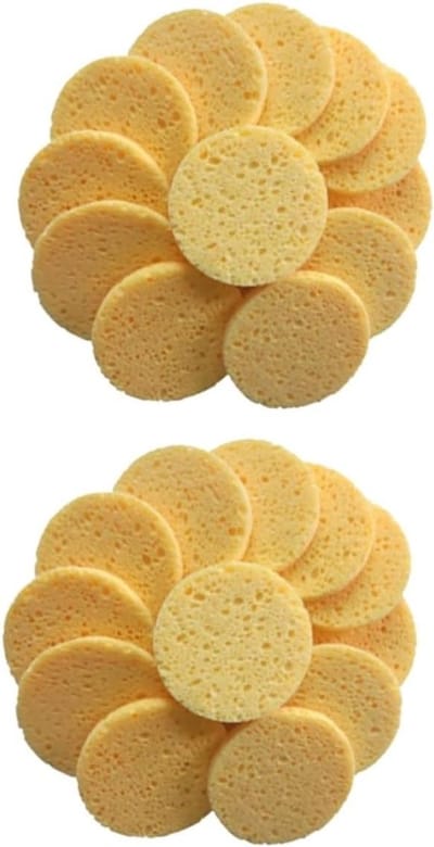 Make-up Sponsjes - Wattenschijfjes - Gezichtsreiniging - Huidvriendelijk - 40 stuks - Huidkleurig